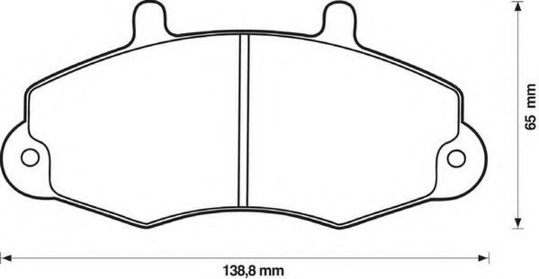 STOP 571745S Brake Pad Set, disc brake